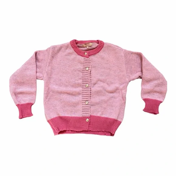 Freckle Los Angeles Pink Women's Button down Sweater Cardigan size Small - Picture 2 of 4